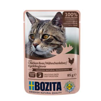 ARDEBO.de Bozita Häppchen in Gelee mit Hühnchenleber 85 g