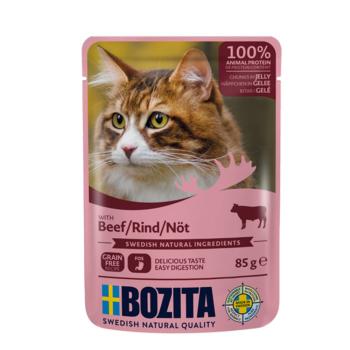 ARDEBO.de Bozita Häppchen in Gelee mit Rind 85 g