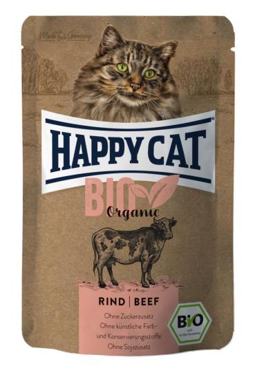 ARDEBO.de Happy Cat Bio Pouch Rind 85g