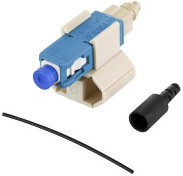 ARDEBO.de Metz Connect OpDAT FASTTM Hybrid Steckerbausatz SC APC OS2 100 Stück für Adern Ø 0,25 + 0,9 mm inkl. Cleaver-Set und Faser-Guide (1509QAEO0010-E)