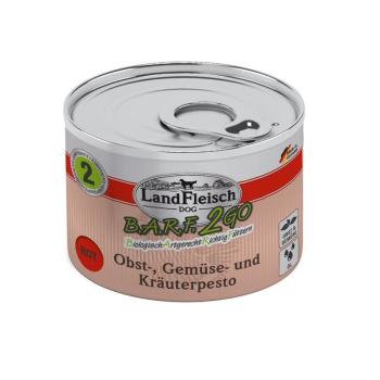 ARDEBO.de LandFleisch B.A.R.F.2GO Obst-, Gemüse und Kräuterpesto Rot 200g