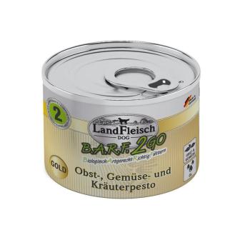 ARDEBO.de LandFleisch B.A.R.F.2GO Obst-, Gemüse und Kräuterpesto Gold 200g