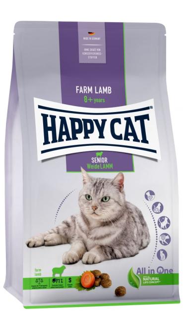 ARDEBO.de Happy Cat Senior Weide Lamm 1,3kg