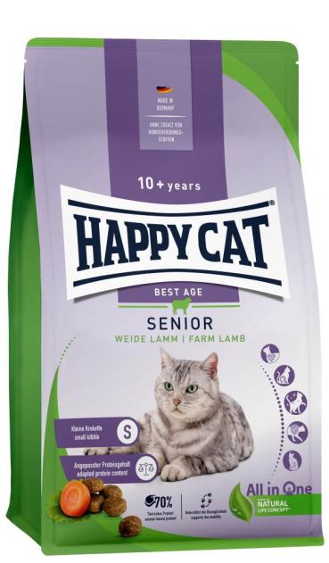 ARDEBO.de Happy Cat Senior Weide Lamm 4kg