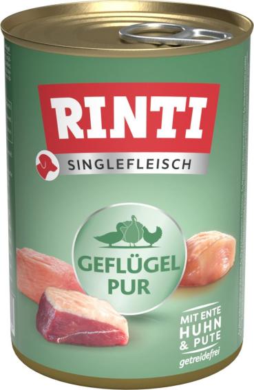 ARDEBO.de Rinti Singlefleisch Geflügel Pur 400 g