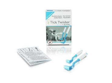Tick Twister by OTom Zeckenhaken mit Silikongriff 2 Stück Multicolor im Karton