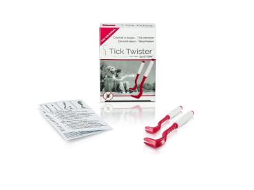 Tick Twister by OTom Zeckenhaken mit Silikongriff 2 Stück Multicolor im Karton