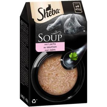 ARDEBO.de Sheba Portionsbeutel Multipack Soup mit Lachs 4x40g