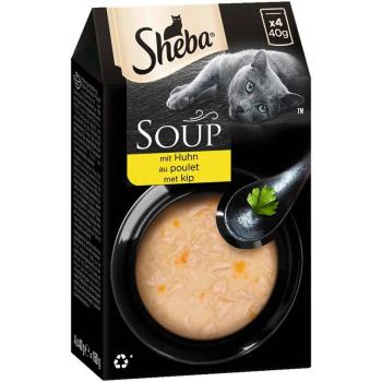 ARDEBO.de Sheba Portionsbeutel Multipack Soup mit Huhn 4 x 40g