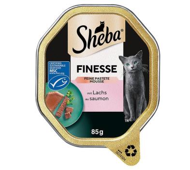 ARDEBO.de Sheba Schale Finesse Pastete/Mousse mit Lachs MSC 85g