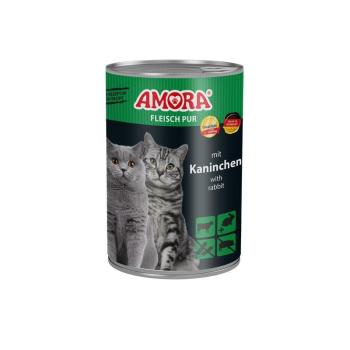ARDEBO.de AMORA Cat Fleisch Pur Kaninchen 400g