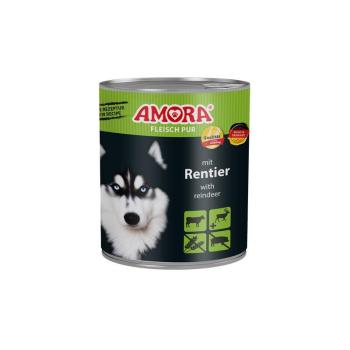 ARDEBO.de AMORA Dog Fleisch Pur Rentier 800g
