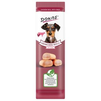 ARDEBO.de Dokas Dog Hühnchen Rolle mit Rind 10g