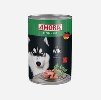 ARDEBO.de AMORA Dog Fleisch Pur Wild 400g