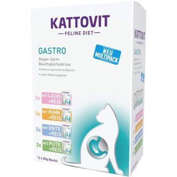 ARDEBO.de Kattovit PB Feline Diet Gastro Multipack 12x85g