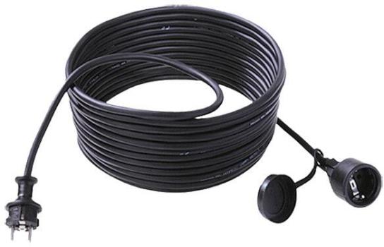 ARDEBO.de Bachmann H05RR-F 3G1,5 Verlängerung, 25 m, schwarz (343.177)