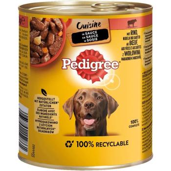 ARDEBO.de Pedigree Dose Cuisine in Sauce Rind, Nudeln & Karotten 800g