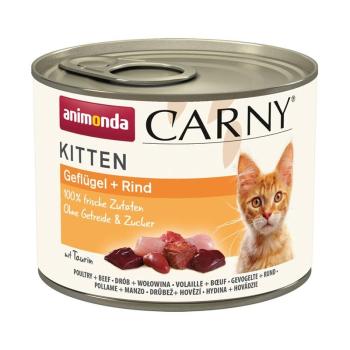 ARDEBO.de Animonda Cat Carny Kitten Geflügel & Rind 200g