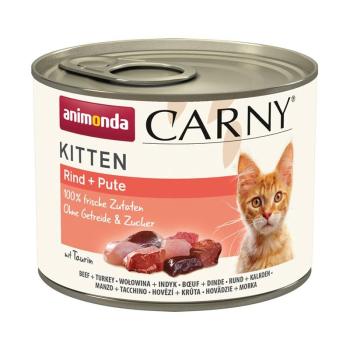ARDEBO.de Animonda Cat Carny Kitten Rind & Pute 200g