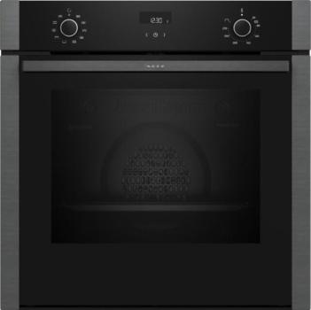 ARDEBO.de Neff B4ACE2AG3 N50 A+ Einbaubackofen, 59,4 cm breit, 71 L, Slide&Hide Tür, CircoTherm, 7 Heizarten, Kindersicherung, Graphite-Grey
