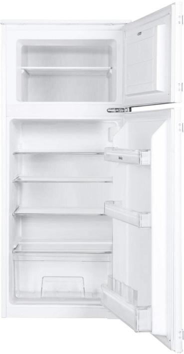 ARDEBO.de Amica EDTS 372 911 Einbau-Kühl-/Gefrierkombination, Nischenhöhe: 122 cm, 170 L, Schlepptür-Technik, elektronische Steuerung, Tür-Offen-Alarm, Inverter Kompressor, weiß (1195113)