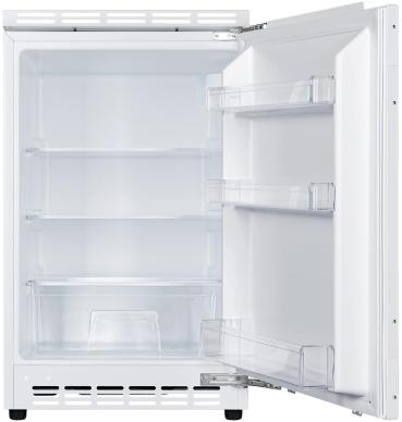 Amica UVKSD 351 961 Unterbau-Vollraum-Kühlschrank, Nischenhöhe: 82 cm, 103 L, elektronische Steuerung, Tür-Offen-Alarm, Inverter Kompressor, dekorfähig (1195109)