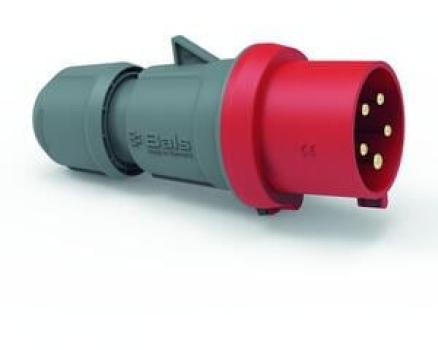 ARDEBO.de Bals 24661 Wandgerätestecker INNOLINQ QC, 32A, 5p, 400V, 6h, IP44, rot (24661)