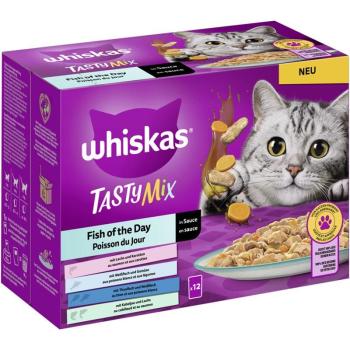 ARDEBO.de Whiskas Tasty Mix Portionsbeutel Multipack Fish of the Day in Sauce 12x85g