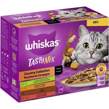 ARDEBO.de Whiskas Portionsbeutel Tasty Mix Multipack Country Collection in Sauce 12 x 85g