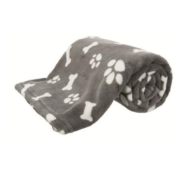 ARDEBO.de Trixie Decke Kenny Plüsch grau 100×75cm