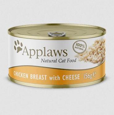 ARDEBO.de Applaws Cat Dose S6 Huhn & Käse 6x156g