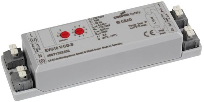 ARDEBO.de CEAG EVG 18 V-CG-S Elektronische Vorschaltgeräte inkl. CG-S-Überwachung für Notlichtanlagen (40071352402)