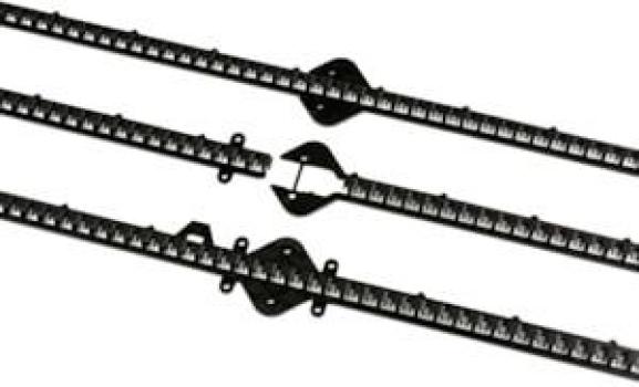Devi DEVIclip C-C, Montagesteg für Heizleitung, Länge 1m, Rasterabstand 10mm, Kunsstoff, 10Stück (19805220)