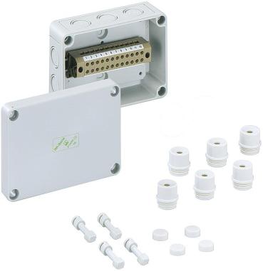 ARDEBO.de Spelsberg RKKi 4/15-15x4² Reihenklemmengehäuse, IP54/IP66, 130x94x57mm, grau (63240401)