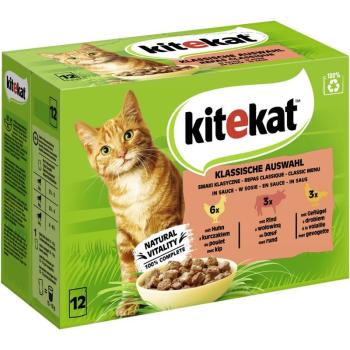 ARDEBO.de Kitekat Portionsbeutel Multipack Klassische Auswahl in Sauce 12x85g