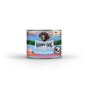 ARDEBO.de Happy Dog Dose Sensible Puppy Huhn, Lachs & Kartoffel 200g