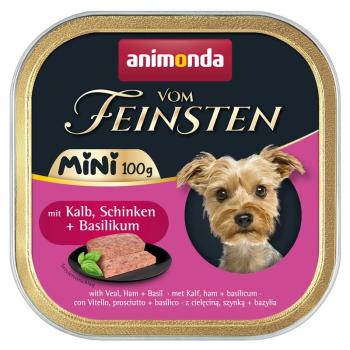ARDEBO.de Animonda Dog vom Feinsten Mini Adult mit Kalb, Schinken & Basilikum 100g