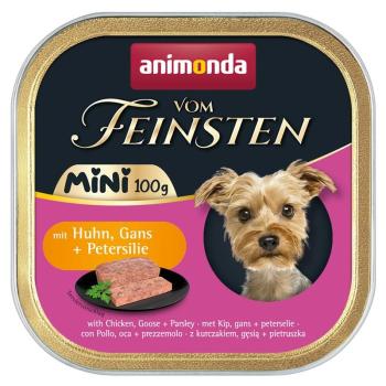 ARDEBO.de Animonda Dog vom Feinsten Mini Adult mit Huhn, Gans & Petersilie 100g