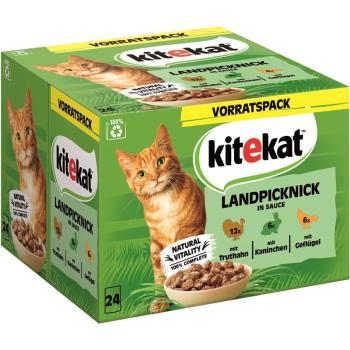 ARDEBO.de Kitekat P.B. Multipack Landpicknick in Sauce 24x85g