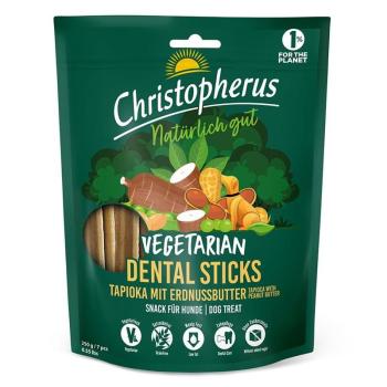 ARDEBO.de Christopherus Snack Vegetarian Dental Stick Erdnussbutter 250g