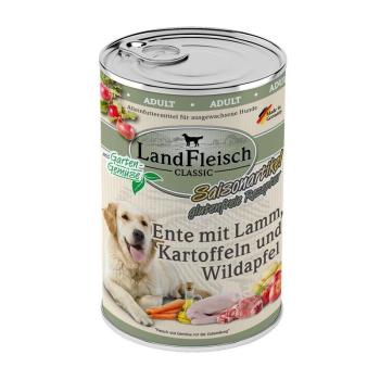 ARDEBO.de Landfleisch Dog Classic Ente mit Lamm, Kartoffeln Wildapfel & Gartengemüse 400g
