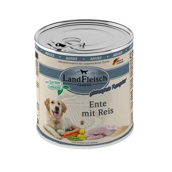 ARDEBO.de Landfleisch Dog Classic Ente mit Reis & Gartengemüse 800g