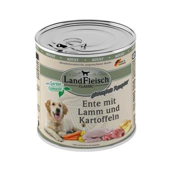 ARDEBO.de Landfleisch Dog Classic Ente mit Lamm & Kartoffeln 800g