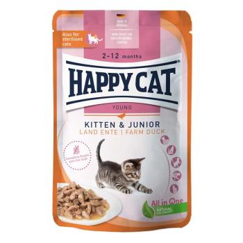 ARDEBO.de Happy Cat PB Young Meat in Sauce Kitten & Junior Land Ente 85g