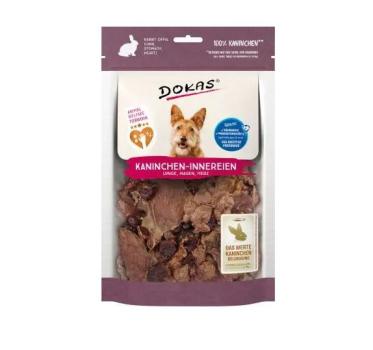 ARDEBO.de Dokas Dog Kaninchen-Innereien (Herz, Lunge, Magen, Leber) 100g