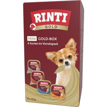 ARDEBO.de Rinti Schale Gold Mini Goldbox MB 8x100g