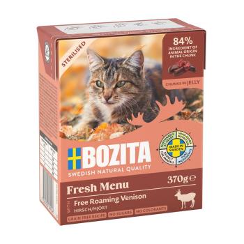 ARDEBO.de Bozita Sterilised Häppchen in Gelee mit Hirsch 370 g