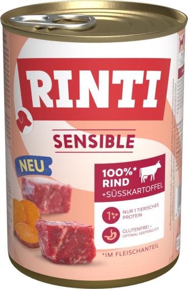 ARDEBO.de Rinti Dose Sensible Rind & Süßkartoffel 400g