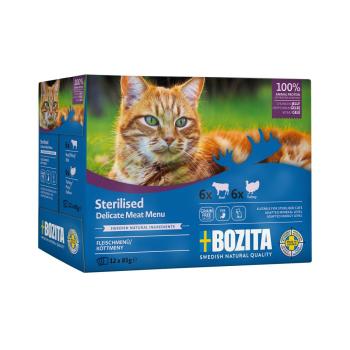ARDEBO.de Bozita Sterilised Häppchen in Gelee mit Fleisch Multibox 12x85 g