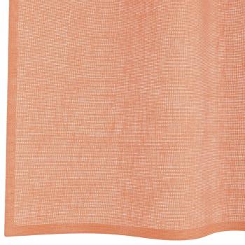 Voile Vorhänge mit Schlaufen 2 Stk. Terrakottarot 140x140 cm